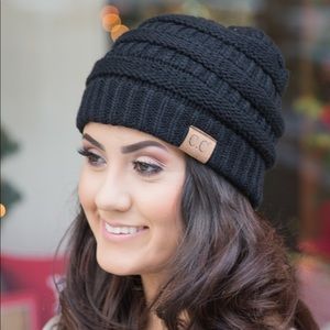 Black C.C Beanie